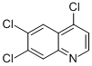 structure of CAS# 855763-18-7, 4-Chloro-6,7-Dichloroquinoline