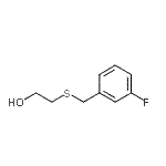 CAS#: 85582-62-3， 2-[(3-Fluorobenzyl)sulfanyl]ethanol