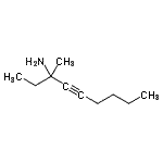 CAS#: 855902-80-6， 3-Methyl-4-nonyn-3-amine