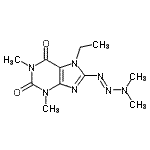 CAS#: 85609-79-6， 8-[(1E)-3,3-Dimethyl-1-triazen-1-yl]-7-ethyl-1,3-dimethyl-3,7-dihydro-1H-purine-2,6-dione