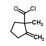 CAS 登录号：85620-37-7， 1-甲基-2-亚甲基环戊烷e羰基氯化物