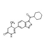CAS#: 85634-51-1， 6-[1-(Cyclohexylcarbonyl)-1H-benzotriazol-5-yl]-5-methyl-4,5-dihydro-3(2H)-pyridazinone