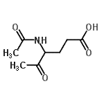 CAS 登录号：856348-58-8， 4-乙酰氨基-5-氧代-己酸