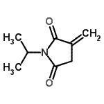 CAS 登录号：85639-13-0， 1-异丙基-3-亚甲基-2,5-吡咯烷二酮
