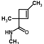 CAS#: 85673-29-6， N,1,3-Trimethyl-2-cyclobutene-1-carboxamide
