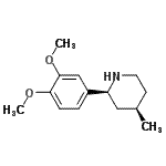 CAS#: 856841-15-1， (2S,4R)-2-(3,4-Dimethoxyphenyl)-4-methylpiperidine