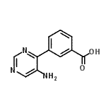 CAS#: 856905-14-1， 3-(5-Amino-4-pyrimidinyl)benzoic acid