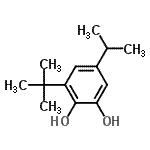 CAS 登录号：85692-51-9， 5-异丙基-3-(2-甲基-2-丙基)-1,2-苯二酚