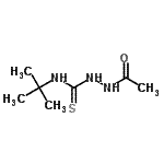 CAS#: 857030-37-6， 2-Acetyl-N-(2-methyl-2-propanyl)hydrazinecarbothioamide