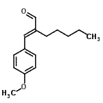 CAS#: 85711-94-0， (2E)-2-(4-Methoxybenzylidene)heptanal