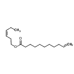 CAS#: 85711-95-1， (3Z)-3-Hexen-1-yl 10-undecenoate