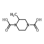 CAS#: 857188-26-2， 2-Methyl-1,4-piperazinedicarboxylic acid
