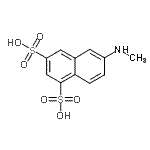 CAS#: 85720-98-5， 6-(Methylamino)-1,3-naphthalenedisulfonic acid