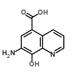 CAS#: 857208-23-2， 7-Amino-8-hydroxy-5-quinolinecarboxylic acid