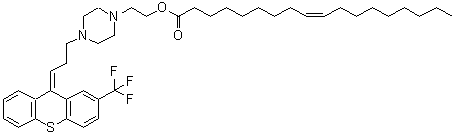 CAS#: 85721-06-8， 2-(4-{(3Z)-3-[2-(Trifluoromethyl)-9H-thioxanthen-9-ylidene]propyl}-1-piperazinyl)ethyl (9Z)-9-octadecenoate
