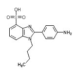 CAS#: 85721-11-5， 2-(4-Aminophenyl)-1-butyl-1H-benzimidazole-4-sulfonic acid