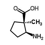CAS#: 85726-00-7， (1R,2S)-2-Amino-1-methylcyclopentanecarboxylic acid