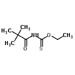 CAS#: 857283-11-5， O-Ethyl (2,2-dimethylpropanoyl)carbamothioate