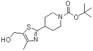 CAS#: 857283-66-0， 2-Methyl-2-propanyl 4-[5-(hydroxymethyl)-4-methyl-1,3-thiazol-2-yl]-1-piperidinecarboxylate