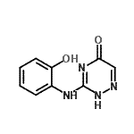 CAS#: 857492-03-6， 3-[(2-Hydroxyphenyl)amino]-1,2,4-triazin-5(2H)-one