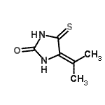 CAS 登录号：857768-07-1， 4-异亚丙基-5-硫代-2-咪唑烷酮