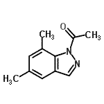 CAS#: 857800-75-0， 1-(5,7-Dimethyl-1H-indazol-1-yl)ethanone