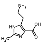 CAS#: 857939-28-7， 4-(2-Aminoethyl)-2-methyl-1H-imidazole-5-carboxylic acid