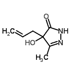 CAS#: 857985-31-0， 4-Allyl-4-hydroxy-5-methyl-2,4-dihydro-3H-pyrazol-3-one