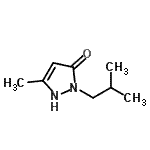 CAS 登录号：857989-07-2， 2-异丁基-5-甲基-1,2-二氢-3H-吡唑-3-酮