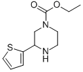 结构式 CAS# 85803-50-5, 3-噻吩-2-基-哌嗪-1-羧酸乙酯