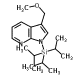 CAS#: 858117-06-3， 3-(Methoxymethyl)-1-(triisopropylsilyl)-1H-pyrrolo[2,3-b]pyridine