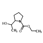 CAS#: 858273-41-3， Ethyl 2-(1-hydroxyethyl)-1-pyrrolidinecarboxylate