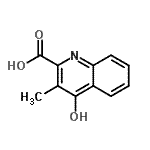 CAS#: 858488-66-1， 4-Hydroxy-3-methyl-2-quinolinecarboxylic acid