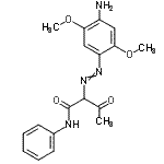 CAS#: 85851-59-8， 2-[(4-Amino-2,5-dimethoxyphenyl)diazenyl]-3-oxo-N-phenylbutanamide