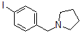 structure of CAS# 858676-60-5, 1-[(4-Iodophenyl)Methyl]-Pyrrolidine;1-(4-Iodobenzyl)Pyrrolidine 97%;1-(4-IODOBENZYL)PYRROLIDINE