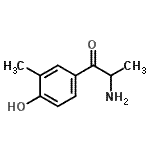 CAS 登录号：858711-59-8， 2-氨基-1-(4-羟基-3-甲基苯基)-1-丙酮