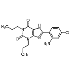 CAS#: 85872-51-1， 8-(2-Amino-4-chlorophenyl)-1,3-dipropyl-3,9-dihydro-1H-purine-2,6-dione