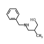 structure of CAS# 858834-71-6, 3-(Benzylamino)-2-methyl-1-propanol;1-propanol, 2-methyl-3-[(phenylmethyl)amino]-;3-(benzylamino)-2-methyl-1-propanol;3-(benzylamino)-2-methylpropan-1-ol