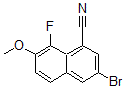 CAS#: 858946-63-1， 3-Bromo-8-Fluoro-7-Methoxy-1-Naphthalenecarbonitrile