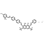 CAS 登录号：85895-85-8， 二钠4-氨基-3-({4'-[(2-氨基-4-羟基苯基)偶氮]-4-联苯基}偶氮)-5-羟基-6-(苯基偶氮)-2,7-萘二磺酸酯