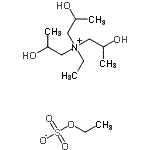 CAS#: 85896-17-9， N-Ethyl-2-hydroxy-N,N-bis(2-hydroxypropyl)-1-propanaminium ethyl sulfate