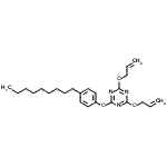 CAS 登录号：85896-28-2， 2,4-二(烯丙氧基)-6-(4-壬基苯氧基)-1,3,5-三嗪