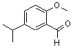 structure of CAS# 85902-68-7, 5-Isopropyl-2-Methoxybenzaldehyde;5-ISOPROPYL-2-METHOXYBENZALDEHYDE