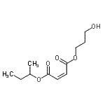CAS#: 85909-48-4， sec-Butyl 3-hydroxypropyl (2Z)-2-butenedioate
