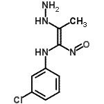 CAS#: 85914-42-7， 3-Chloro-N-[(1E)-2-hydrazino-1-nitroso-1-propen-1-yl]aniline