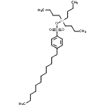 CAS#: 85938-51-8， Tributyl{[(4-dodecylphenyl)sulfonyl]oxy}stannane