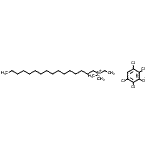 CAS#: 85940-51-8， N-Ethyl-N,N-dimethyl-1-hexadecanaminium 2,3,5,6-tetrachlorophenolate