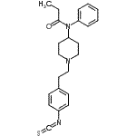 CAS#: 85951-63-9， N-{1-[2-(4-Isothiocyanatophenyl)ethyl]-4-piperidinyl}-N-phenylpropanamide