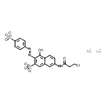 CAS#: 85958-97-0， Disodium 7-[(3-chloropropanoyl)amino]-4-hydroxy-3-[(4-sulfonatophenyl)diazenyl]-2-naphthalenesulfonate