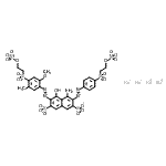 CAS#: 85959-29-1， Tetrasodium 4-amino-5-hydroxy-6-[(2-methoxy-5-methyl-4-{[2-(sulfonatooxy)ethyl]sulfonyl}phenyl)diazenyl]-3-[(4-{[2-(sulfonatooxy)ethyl]sulfonyl}phenyl)diazenyl]-2,7-naphthalenedisulfonate